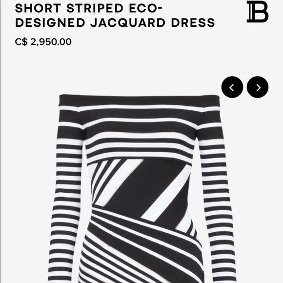 Beautiful dress in black and white - Picture 4 of 5